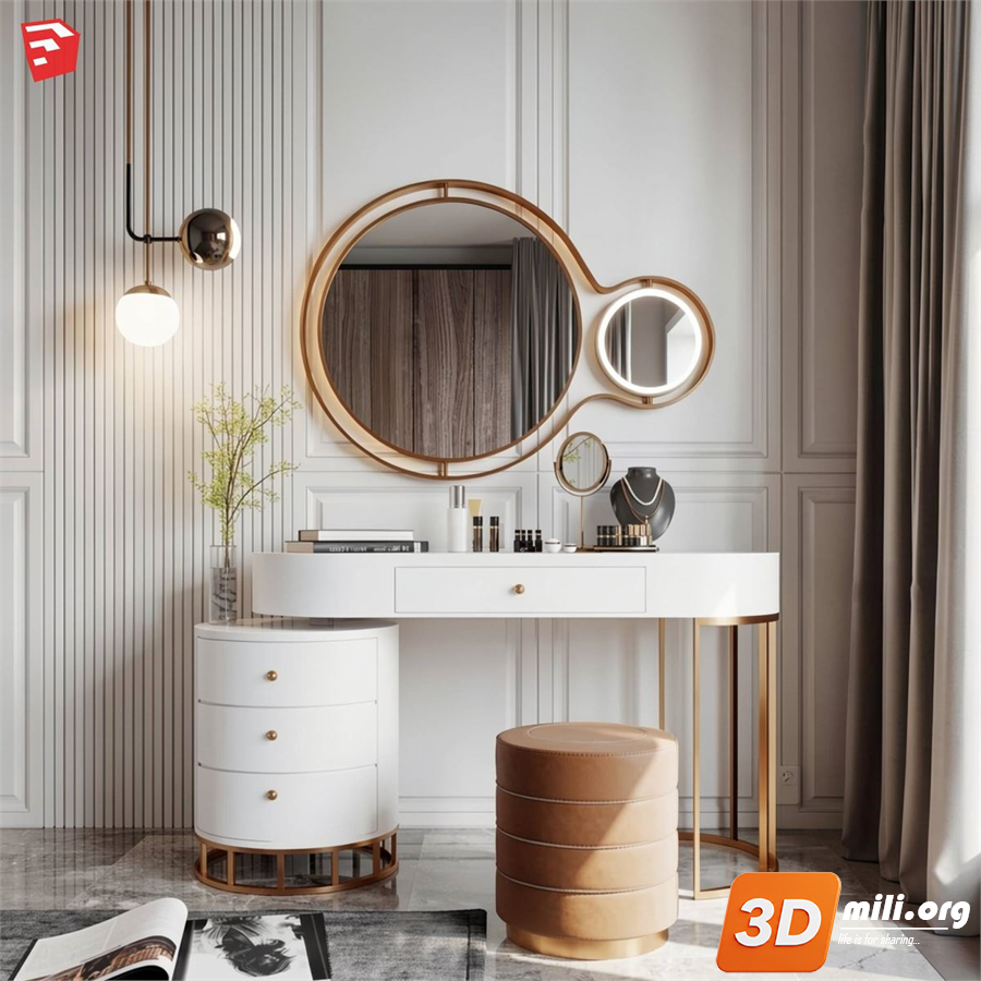 Dressing Table Skp Files 